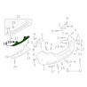 SOPORTE CENTRAL DE FASCIA TRASERA MAZDA 3 SEDAN 2019 - 2025