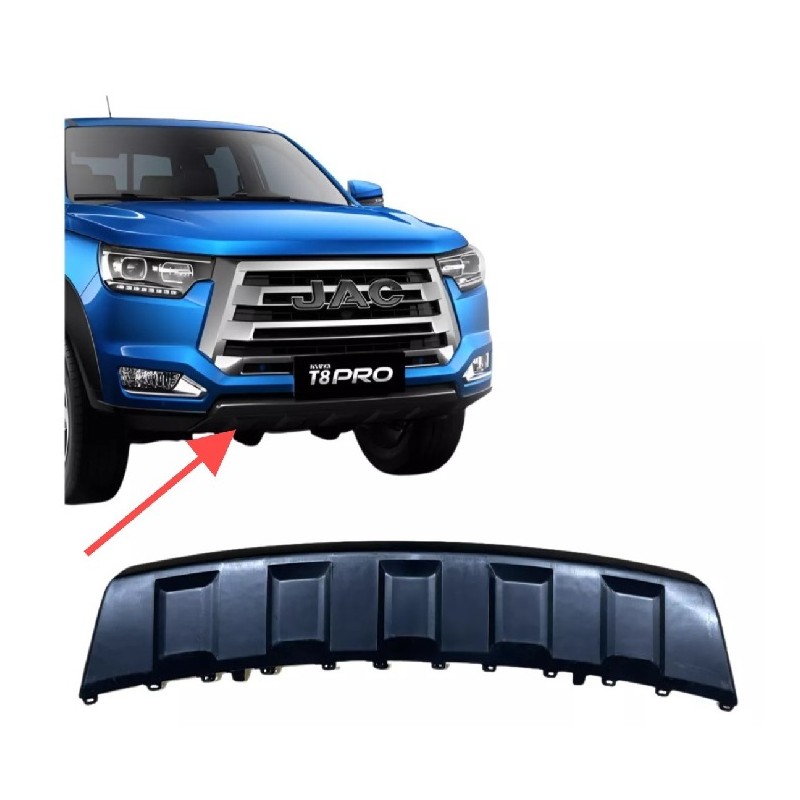 MOLDURA CENTRAL INFERIOR DE FASCIA DELANTERA JAC FRISION T8 2019 - 2023