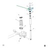 SOPORTE (BASE) SUPERIOR AMORTIGUADOR TRASERO L Y R SPARK 2011 - 2017