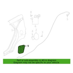 REJILLA DE VENTILACION DE AIRE DE COSTADO DERECHO RIO HATCHBACK 2018 -2023