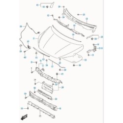 TRAVESAÑO INFERIOR DELANTERO RADIADOR ERTIGA XL7 2019 – 2024