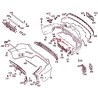 SOPORTE INFERIOR IZQUIERDO DE FASCIA MERCEDES-BENZ GLC 300 2016 - 2018