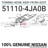 GANCHO REMOLQUE DELANTERO NISSAN FRONTIER D40 2005 - 2014