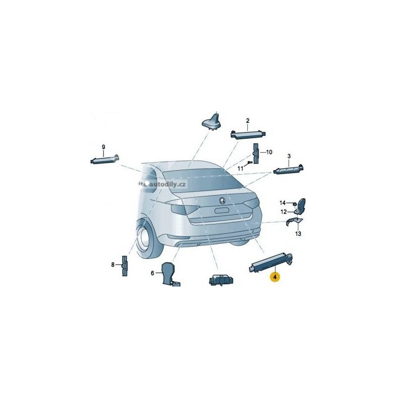 AMPLIFICADOR DE ANTENA SEAT TOLEDO 2012-2019