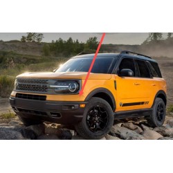 MOLDURA SUPERIOR DEFENSA DELANTERA  BRONCO SPORT 2021 - 2024